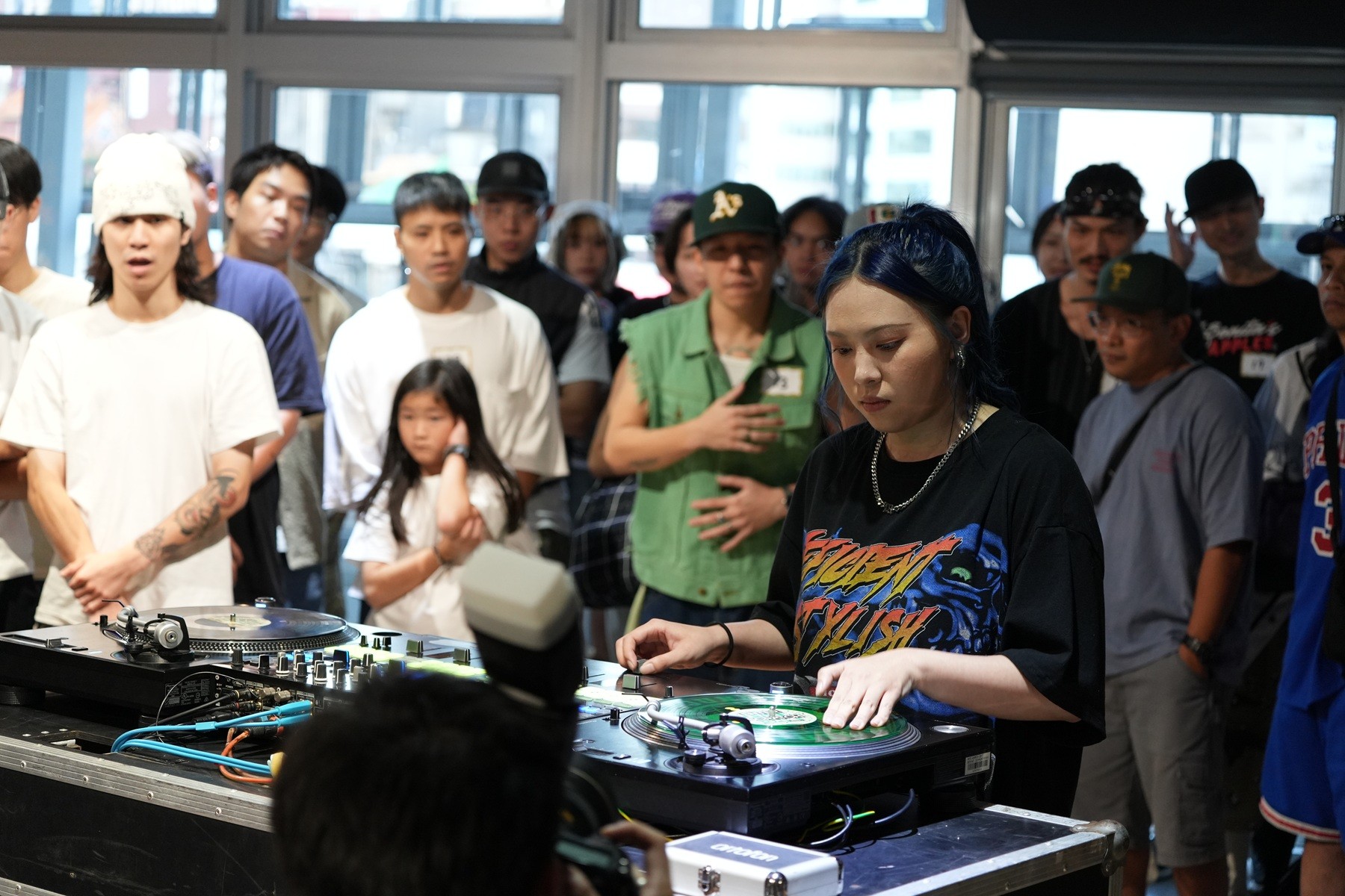 《圖說》府中15同步舉辦「Turntable Jam DJ對決賽」。〈文化局提供〉