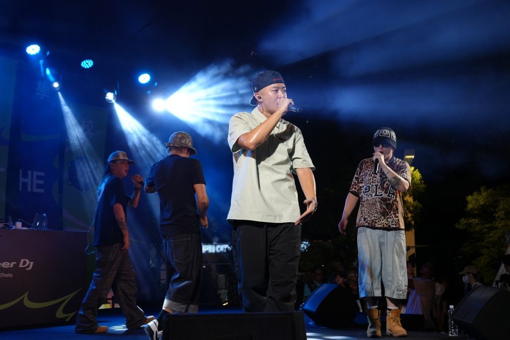 《圖說》演唱會卡司包含選秀節目《大嘻哈時代》人氣選手Multiverse、Forty、Quanzo等11組知名嘻哈音樂人。〈文化局提供〉