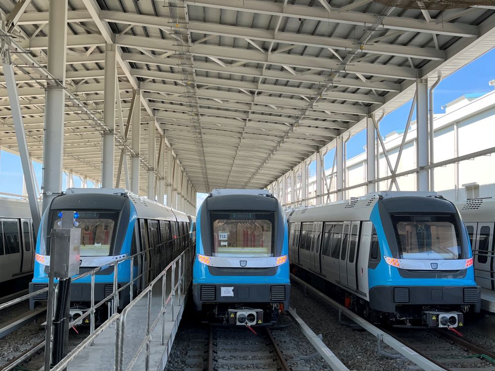 《圖說》三鶯線29列車全數報到。〈捷運局提供〉