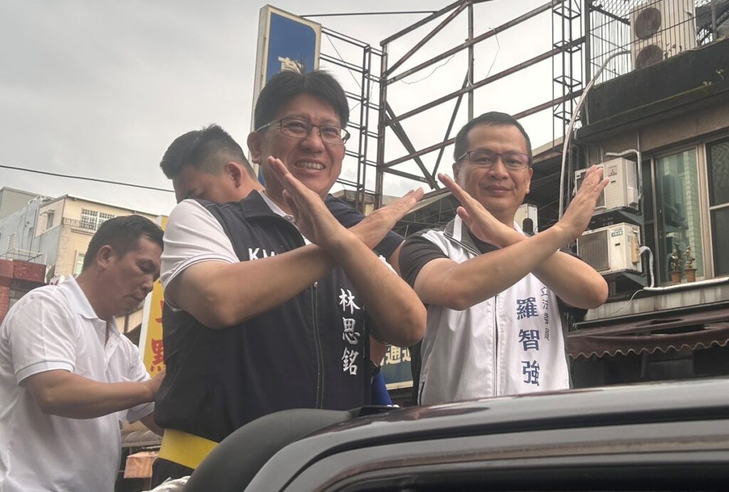 羅智強力挺林思銘竹東車掃 籲鄉親823以行動守護民主 1 11408203