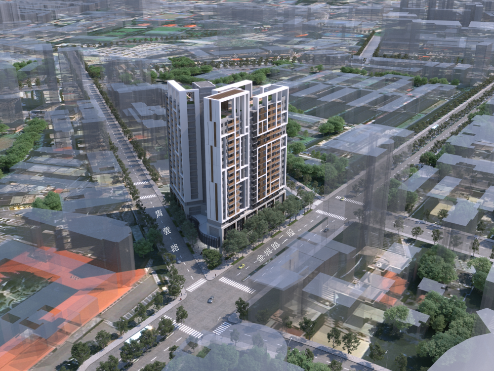 《圖說》土城基地未來建築規劃構想示意圖。〈城鄉局提供〉