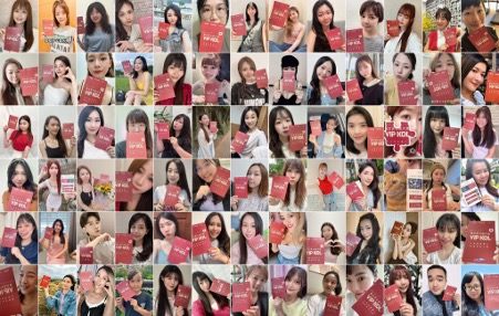 上百位網紅於女子月月有特展展覽前期發文一同響應「愛女孩」公益募資