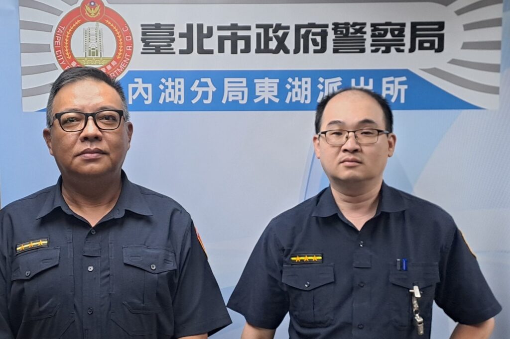 老翁迷途捷運站 內湖暖警助返家 1 MEITU 20250830 103922396