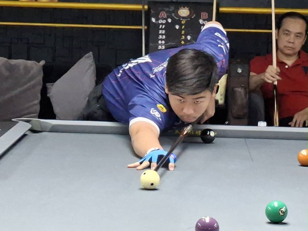 《圖說》選手聚精會神瞄準目標。〈中和區公所提供〉