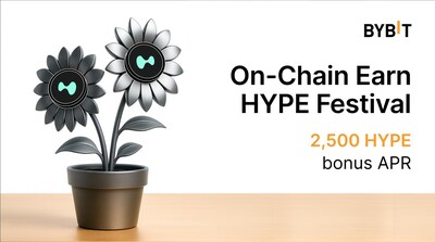 Bybit On-Chain Earn Launches HYPE Festival:  Gateway to Hyperliquid Ecosystem  Opportunities