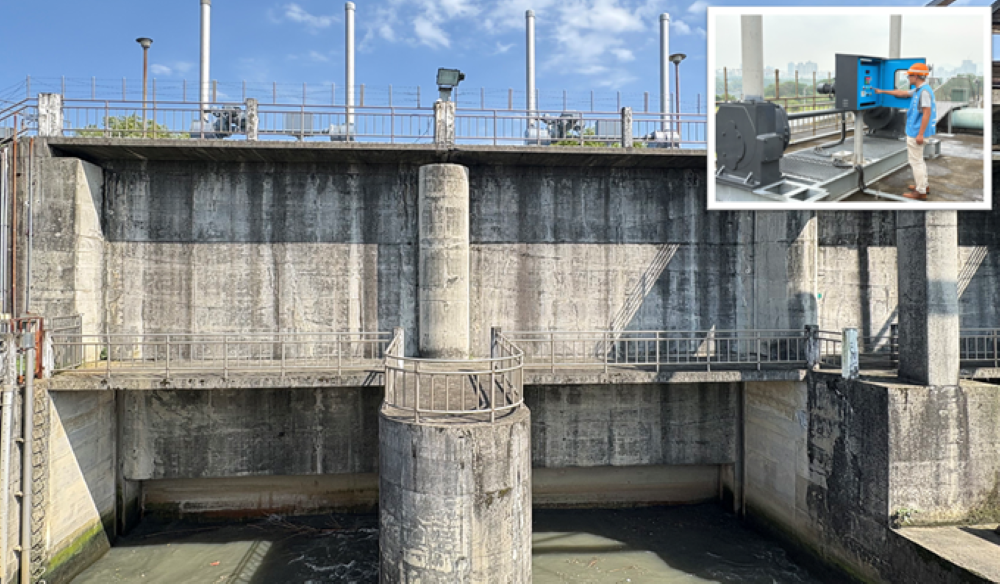 《圖說》抽水站能主動接收推播精準操作閘門。〈水利局提供〉