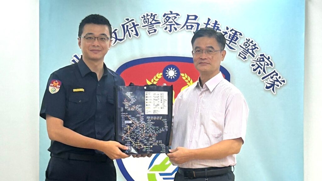 捷警零距離 北捷警與中捷警跨市交流 提升執勤效能 共同維護捷運旅客安全 9 MEITU 20250904 135634922