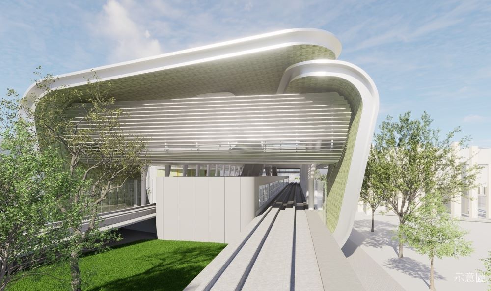 全速推進2032完工 捷運汐東線首支基樁動工 4 《圖說》捷運汐東線SB15站--模擬圖。〈捷運局提供〉