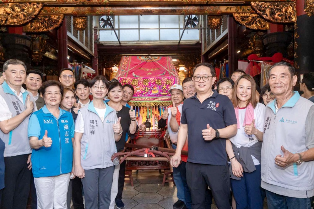 ▲2025竹塹中元城隍祭-查夜暗訪，起駕儀式。