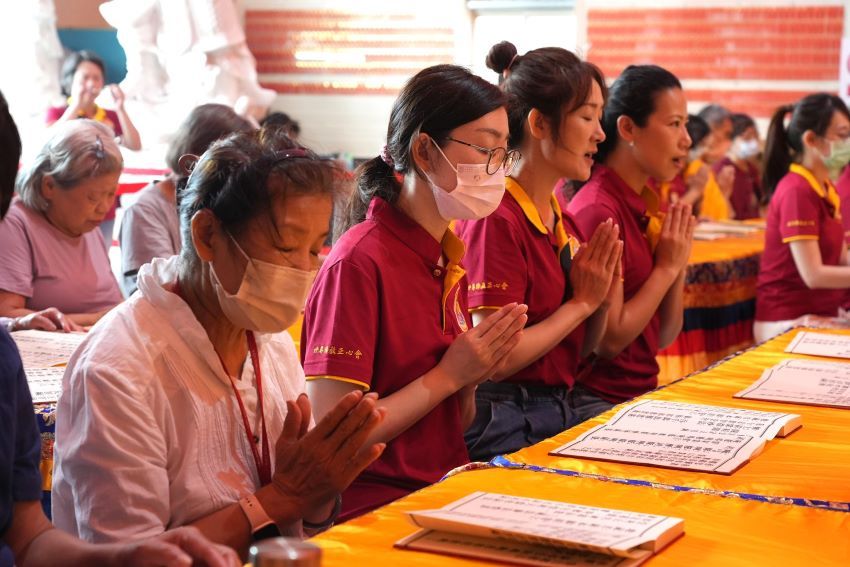 《圖說》世界佛教正心會於教孝月啟建地藏法會，福慧圓滿。〈正心會提供〉