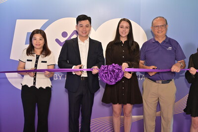 AF Hang Hau Hong Kong Left to right  Maggie Leung - Assistant General Manager of Link REIT, Maxie Mak – Managing Director Anytime Fitness Hong Kong, Stephanie Sale – Director of Operations Anytime Fitness Asia, Gary Fok - Managing Director of Link REIT
