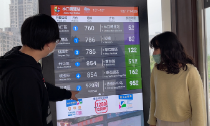 《圖說》新北市智慧站牌累計建置達3,040座。〈交通局提供〉