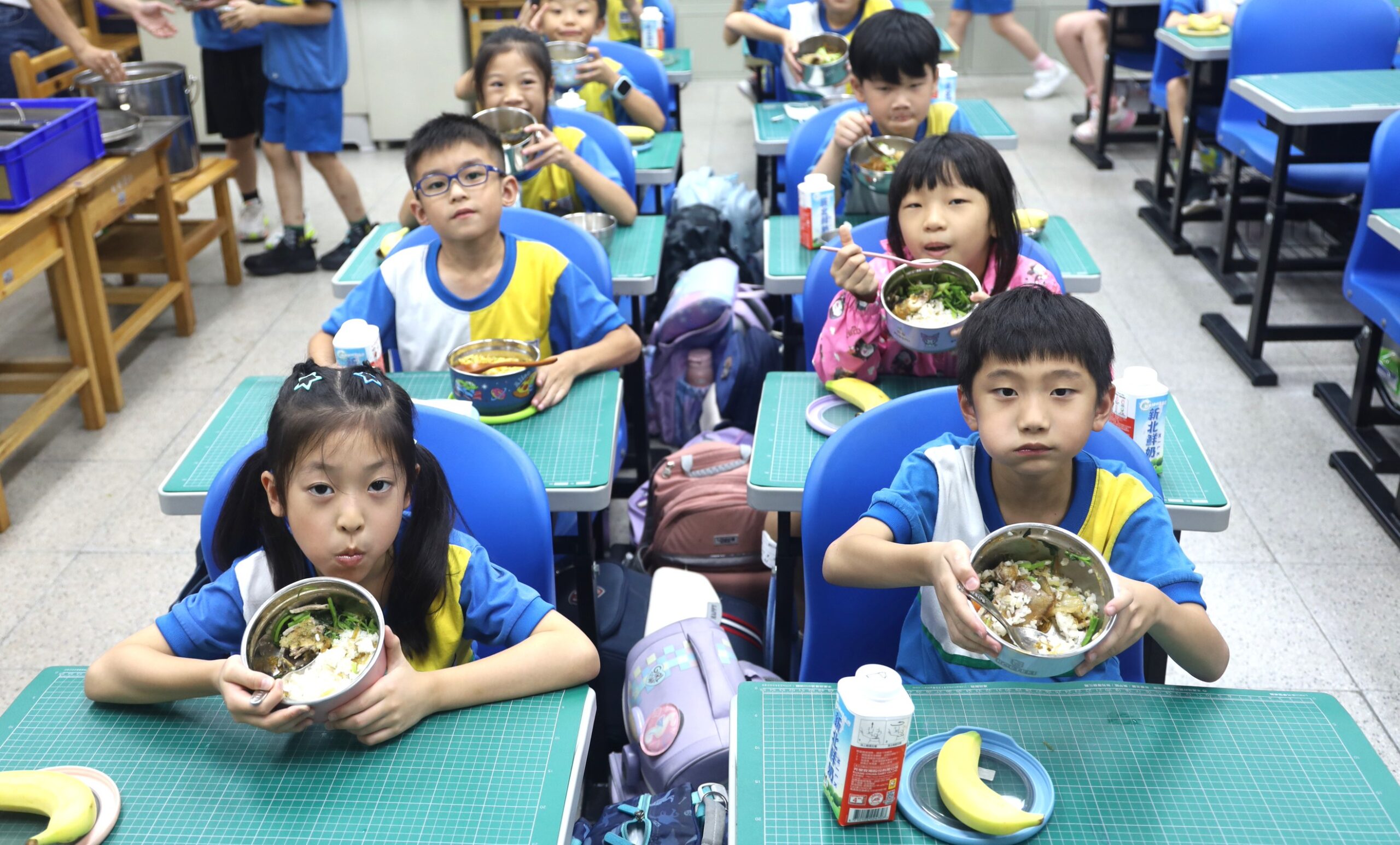 《圖說》新北以行動守護學幼童健康，讓營養升級零距離。〈教育局提供〉