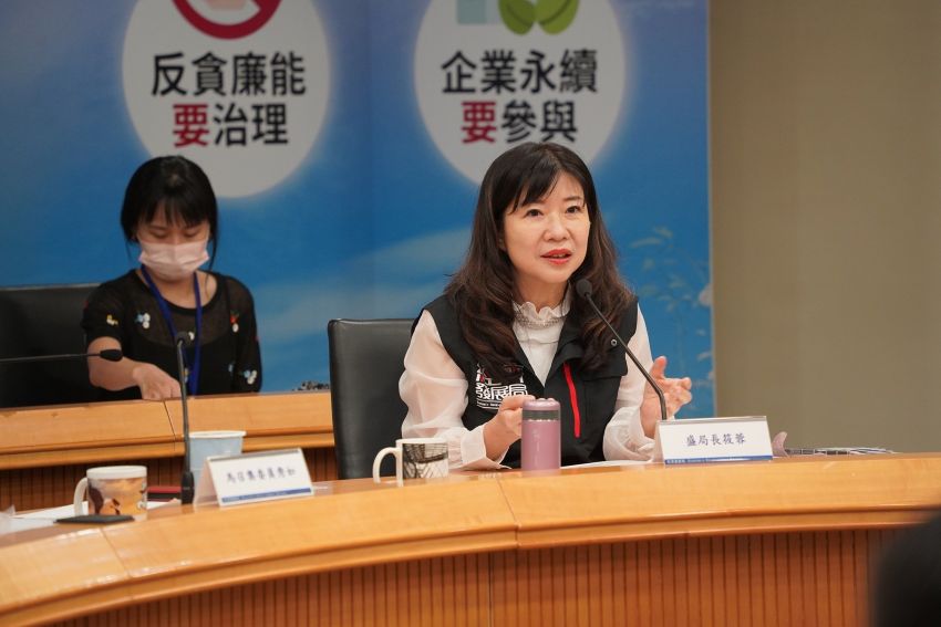 《圖說》經發局長盛筱蓉表示，廉能是政府最基本的價值，而透明則是城市最核心的競爭力，讓企業在穩健、公平的制度中安心發展，是新北經發局的責任以及始終不變的信念。〈經發局提供〉
