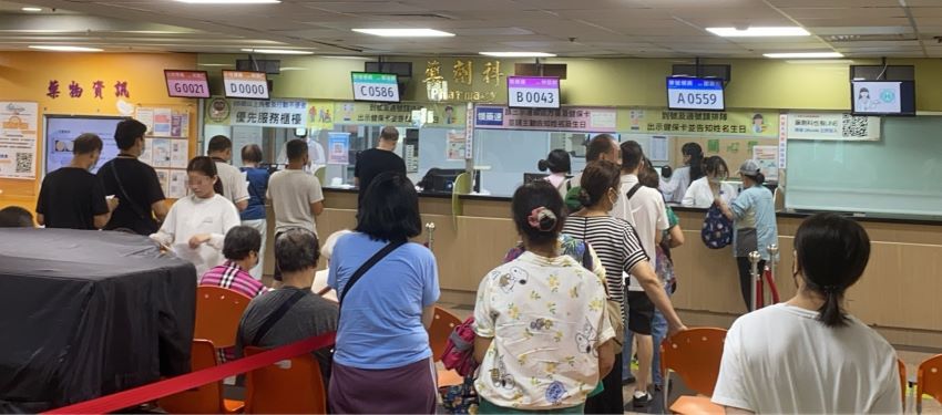 《圖說》醫院門診示意圖。〈衛生局提供〉