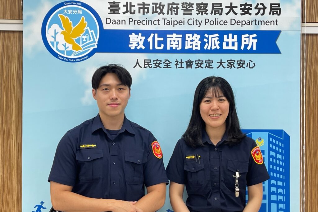 外籍旅客來臺觀光酒後失蹤 大安警暖心協助 1 MEITU 20250928 073951187