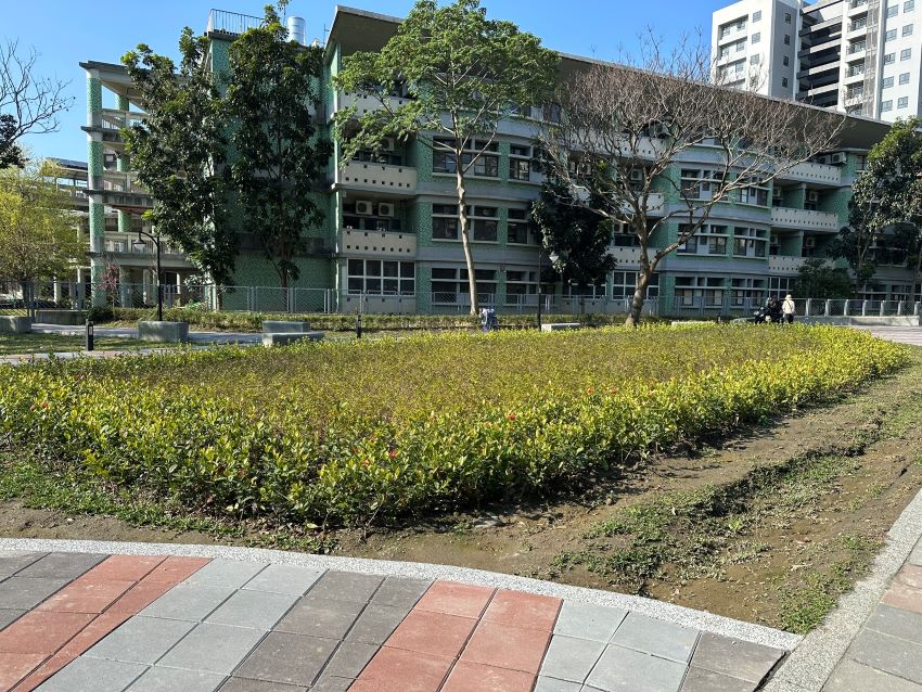 《圖說》三峽區北大國小後側綠家園基地綠美化成果。〈城鄉局提供〉