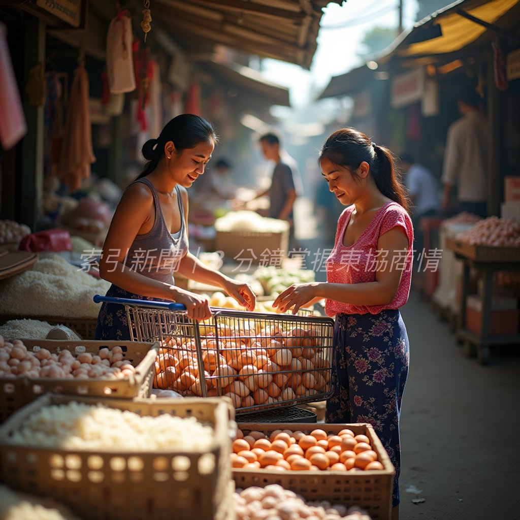泰國商業部「藍旗」平價市集北上：拉攏家庭消費，壓低生活成本