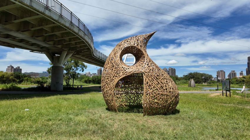 《圖說》2025新北濕地藝術季_李蕢至「棲種之所」。〈高灘處提供〉