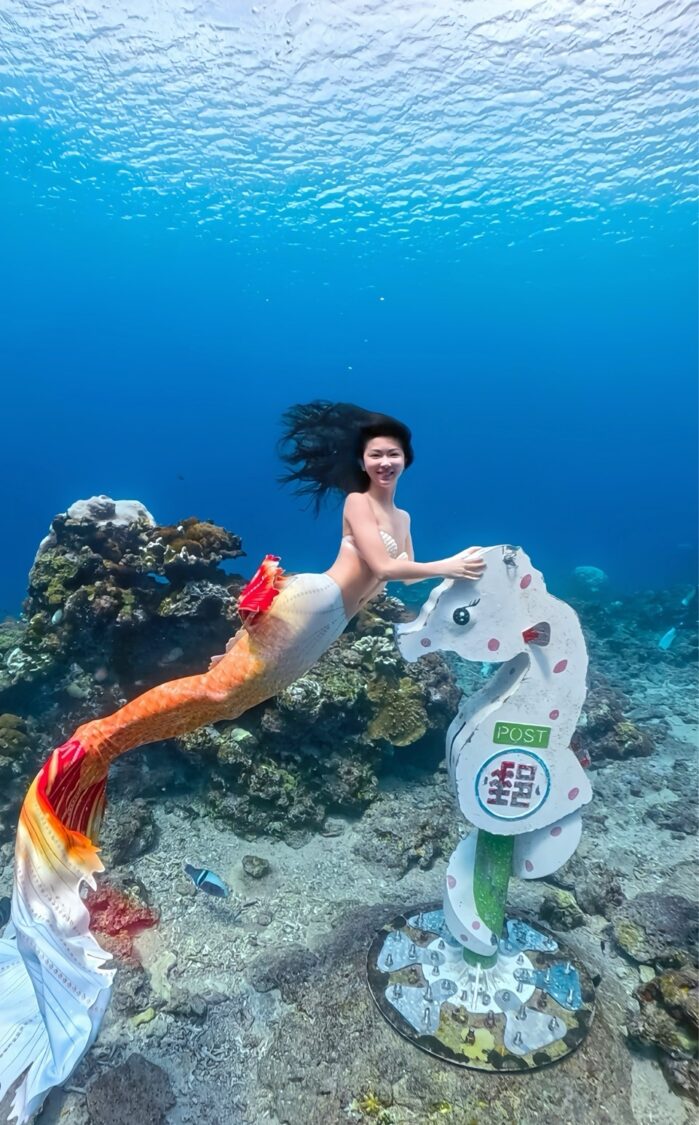 貼心的婷怡為所有參與者準備「海洋友善防曬」或「天然保濕面膜」紀念品，讓守護海洋的精神延伸至日常生活。(圖/鄭婷怡 提供)