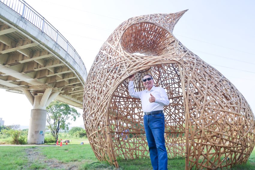 《圖說》第六屆濕地藝術季迄以「種籽之旅」為主題，邀請來自臺灣、墨西哥與馬來西亞的國內外藝術家，共同打造14組兼具環境意識與創意的作品，希望民眾透過活動了解環境永續的意義。〈高灘處提供〉