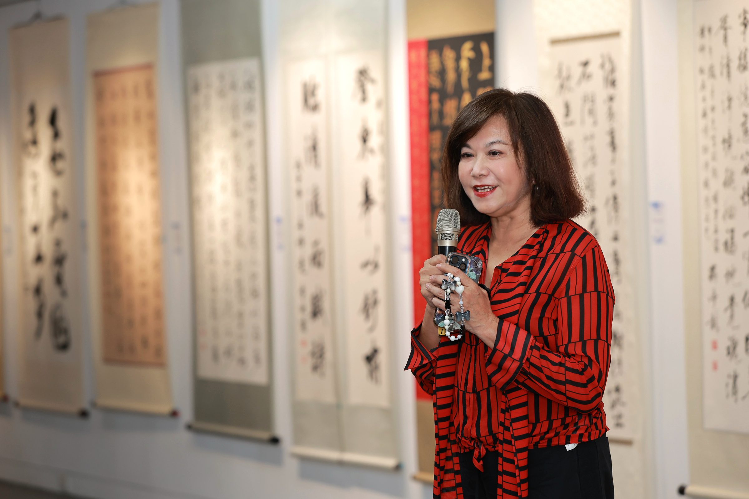 基隆市書道會會員聯展開幕　邱佩琳肯定藝文傳承　推動書法教育向下扎根 | 索引新聞 INDEX News