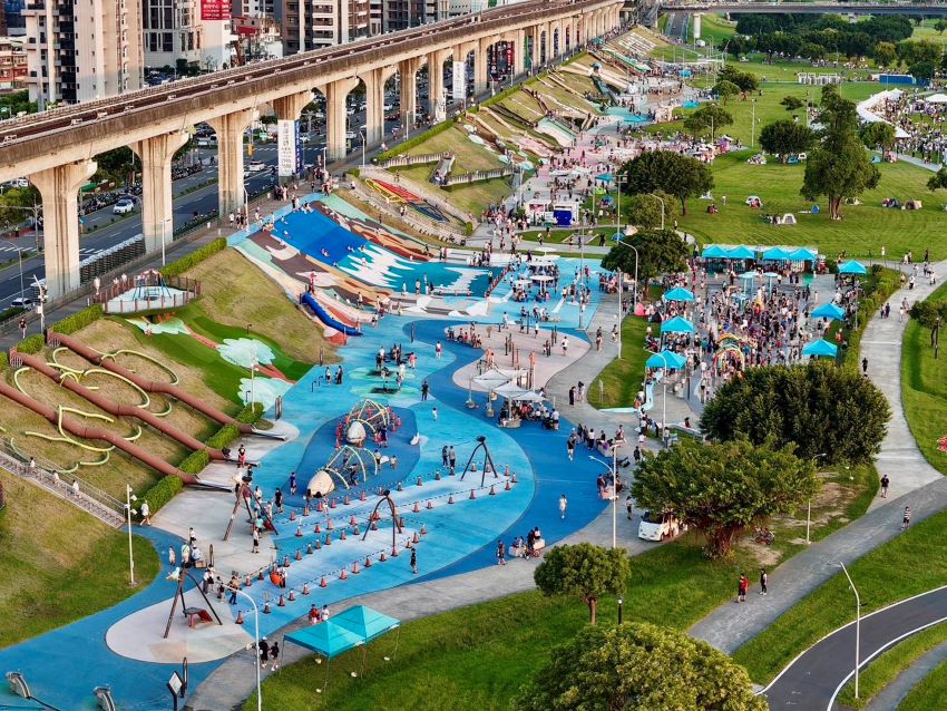 《圖說》熊猴森樂園佔地4公頃有豐富多元的遊戲設施。〈高灘處提供〉