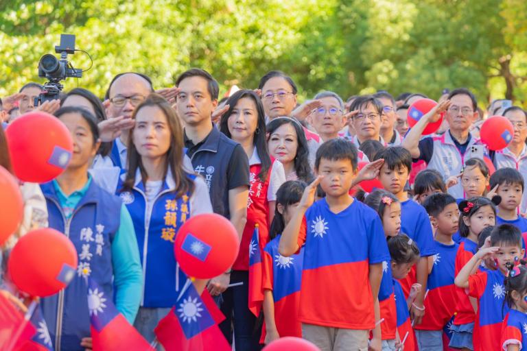 桃園國慶升旗首度移師親子公園　張善政：全民團結共創永續未來 | 索引新聞 INDEX News