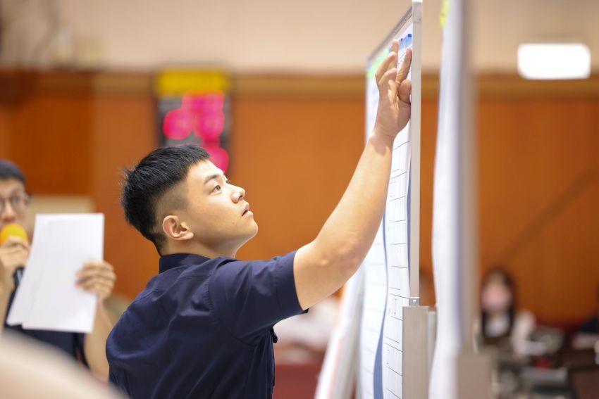 《圖說》新北市警察局今日辦理新進警力分發作業，為治安工作注入新能量。〈警察局提供〉