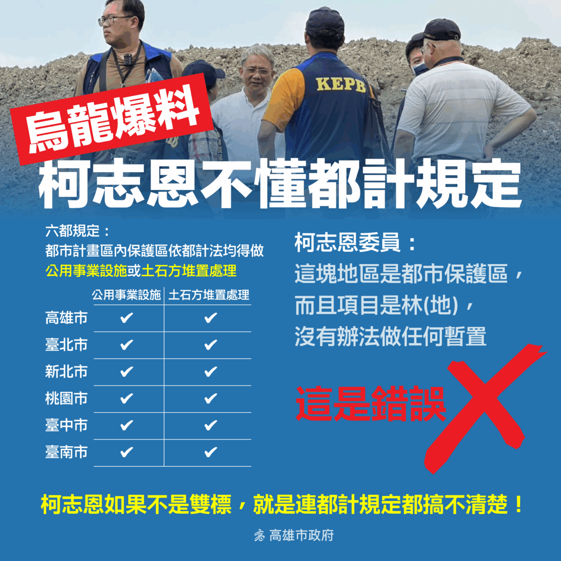 大坪頂爭議延燒!高市府怒批抹黑公務員 柯志恩反嗆「源頭是你」 | 索引新聞 INDEX News 大坪頂爭議延燒!高市府怒批抹黑公務員 柯志恩反嗆「源頭是你」 | 索引新聞 INDEX News