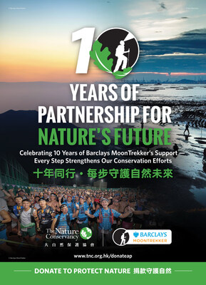 十年同行.每步守護自然未來 十年同行.每步守護自然未來