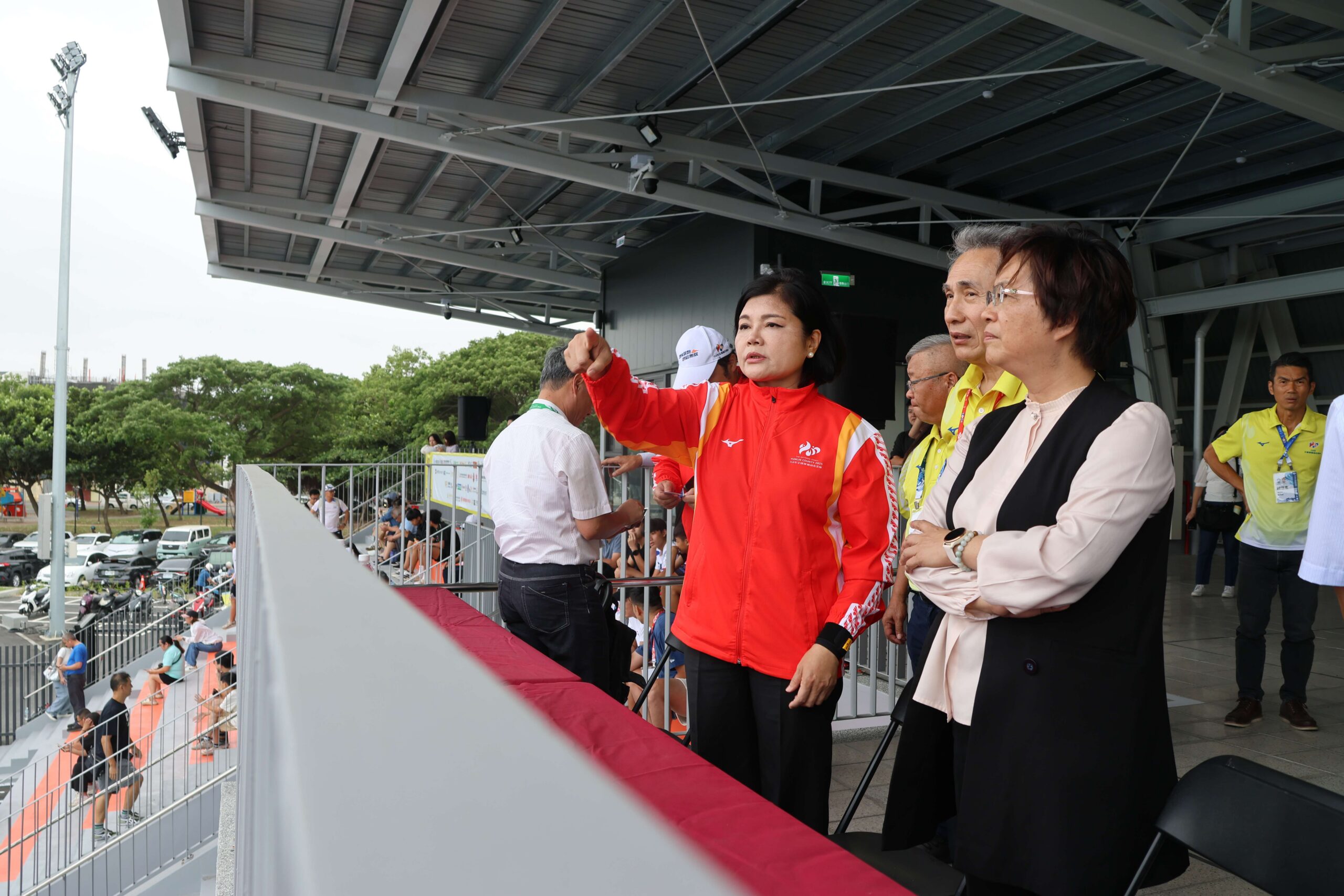 張麗善縣長熱情接待彰化縣長王惠美　一起為代表隊選手們加油 | 索引新聞 INDEX News