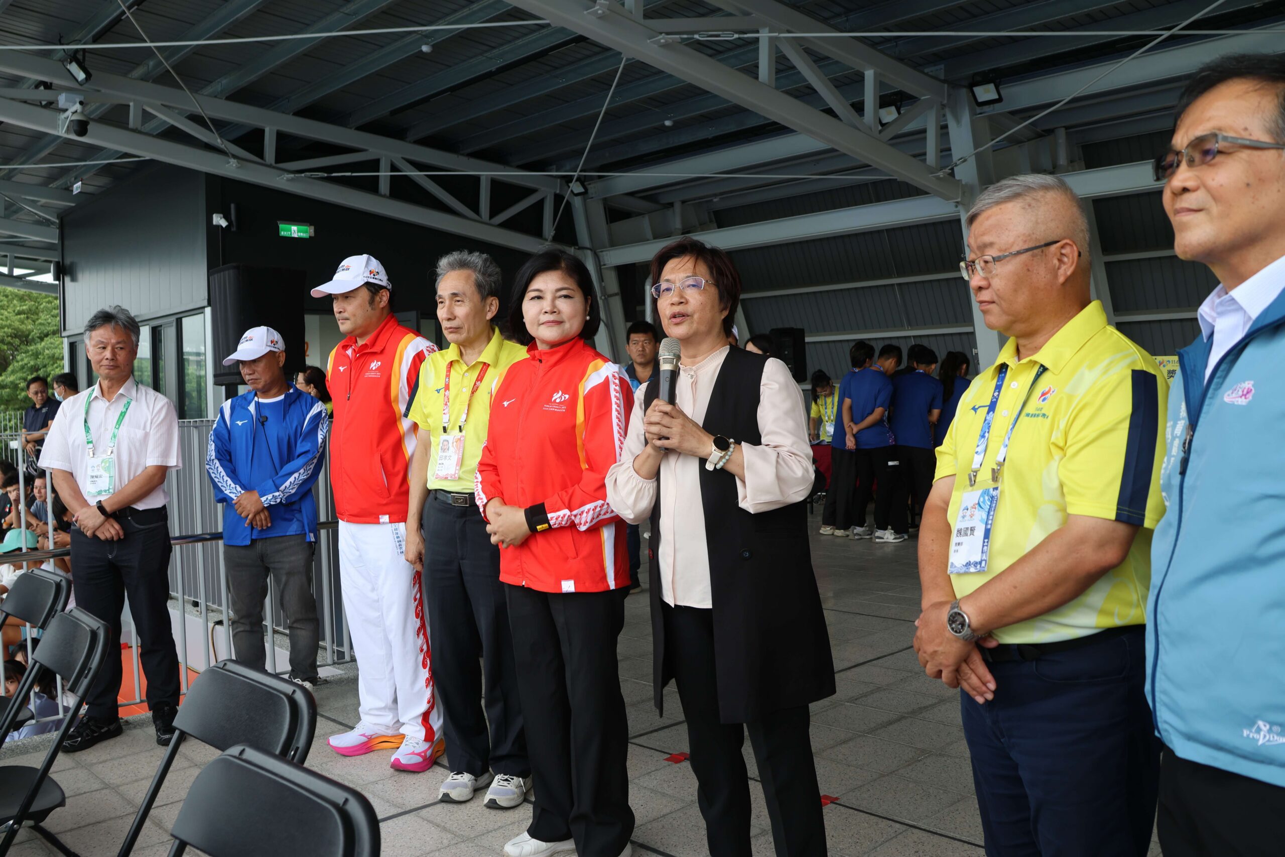 張麗善縣長熱情接待彰化縣長王惠美　一起為代表隊選手們加油 | 索引新聞 INDEX News
