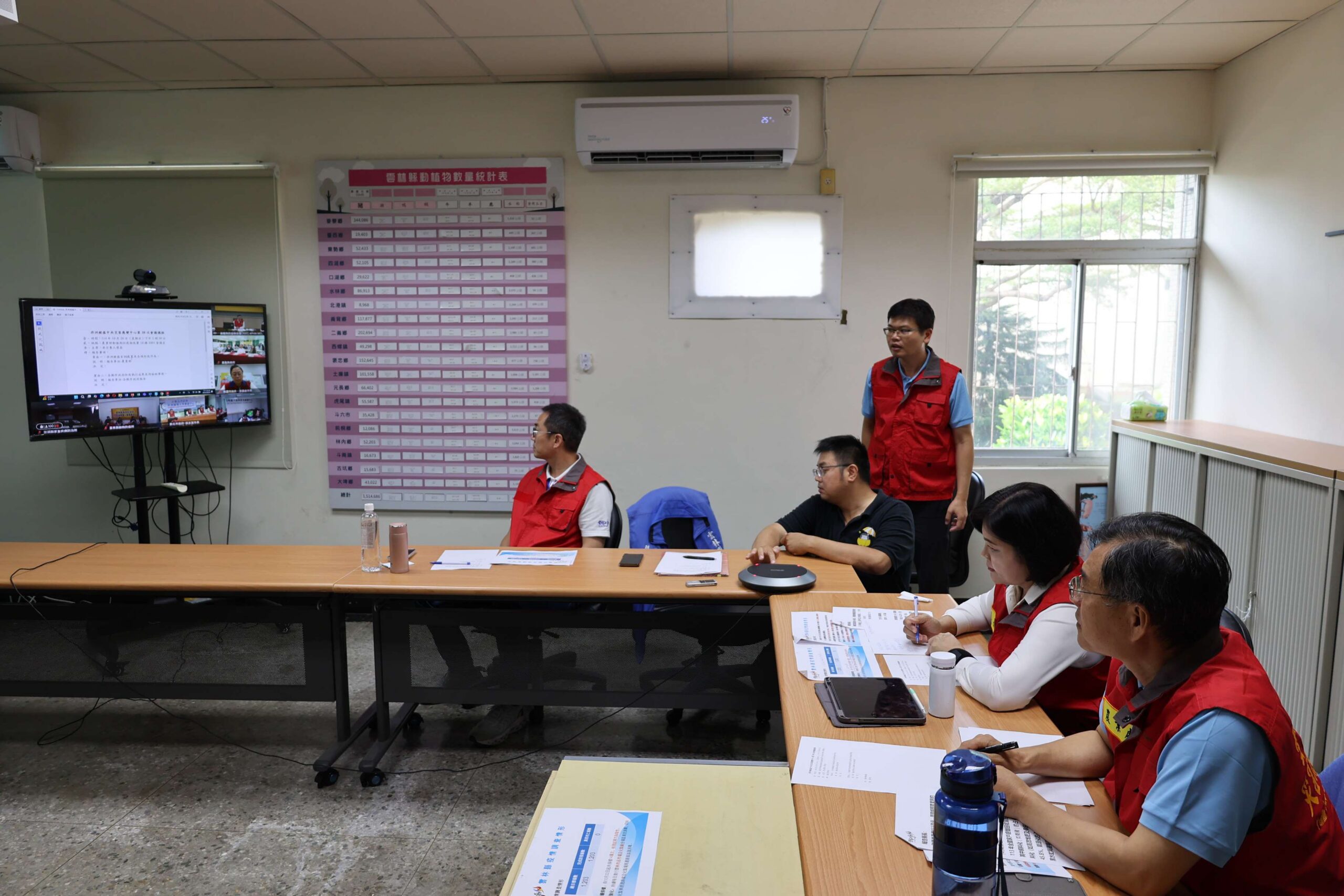 非洲豬瘟中央災害應變會議　張麗善縣長向中央提五項建議、促永久全國禁止廚餘養豬