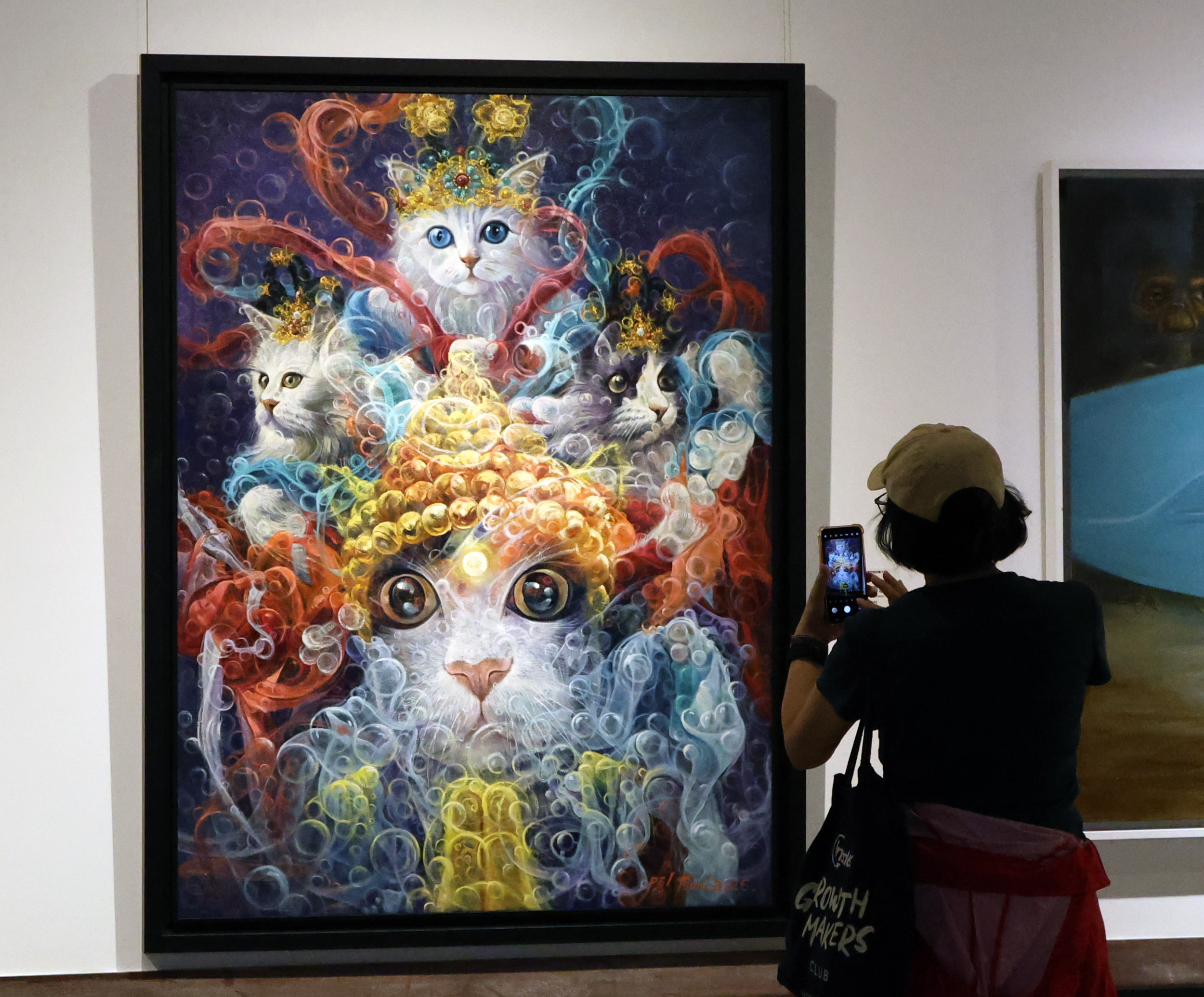 全國百號油畫大展吸睛 挑戰極限縱覽時代精神 全國百號油畫大展吸睛 挑戰極限縱覽時代精神