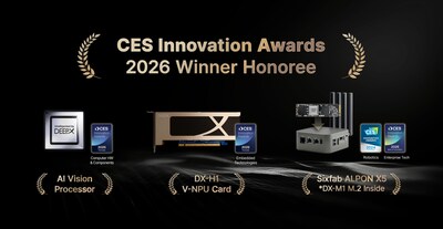 DEEPX Wins Two CES 2026 Innovation Awards, While Sixfab’s ‘ALPON X5’ Powered by DX-M1 Earns the Prestigious ‘Best of Innovation’ Honor
