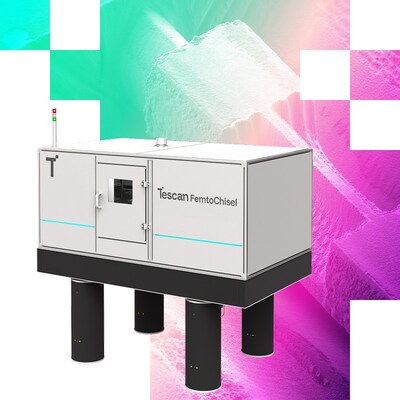 Tescan FemtoChisel: Femtosecond processing, faster sample preparation. Tescan FemtoChisel: Femtosecond processing, faster sample preparation.