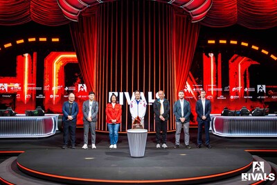 從左至右,中國香港電競總會名譽會長 陳龍盛先生,中國香港電競總會主席 周啟康先生,香港旅遊發展局盛事擴展、會議展覽及郵輪業務總經理 譚美玲女士,香港特別行政區政府文化體育及旅遊局體育專員 蔡健斌先生,香港特別行政區政府大型體育活動事務委員會主席 吳守基先生 GBS, MH, JP,BLAST 首席商務官 Leo Matlock,BLAST 市場發展總監 James Woollard。 從左至右,中國香港電競總會名譽會長 陳龍盛先生,中國香港電競總會主席 周啟康先生,香港旅遊發展局盛事擴展、會議展覽及郵輪業務總經理 譚美玲女士,香港特別行政區政府文化體育及旅遊局體育專員 蔡健斌先生,香港特別行政區政府大型體育活動事務委員會主席 吳守基先生 GBS, MH, JP,BLAST 首席商務官 Leo Matlock,BLAST 市場發展總監 James Woollard。