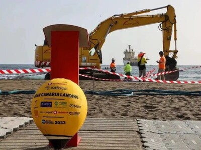 2Africa海纜主幹系統完工。 2Africa海纜主幹系統完工。