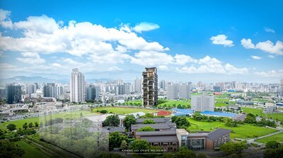 熊圖敘 DOS 由國際建築團隊 Gensler 操刀,以「葉片弧線」作為外觀語彙,呈現自然森態與流動感的建築表情,成為十四期國際住宅區的新軸心地標。熊圖建設提供 熊圖敘 DOS 由國際建築團隊 Gensler 操刀,以「葉片弧線」作為外觀語彙,呈現自然森態與流動感的建築表情,成為十四期國際住宅區的新軸心地標。熊圖建設提供