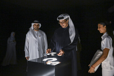 HH Sheikh Mansour bin Zayed Al Nahyan, UAE Vice President and Deputy Prime Minister (center R), launches Al Khail Square project, at Abu Dhabi Equestrian Club. Seen with HE Ali Al Shaiba, Director General for the Abu Dhabi Equestrian Club (center L). ( Eissa Al Hammadi / UAE Presidential Court ) HH Sheikh Mansour bin Zayed Al Nahyan, UAE Vice President and Deputy Prime Minister (center R), launches Al Khail Square project, at Abu Dhabi Equestrian Club. Seen with HE Ali Al Shaiba, Director General for the Abu Dhabi Equestrian Club (center L). ( Eissa Al Hammadi / UAE Presidential Court )