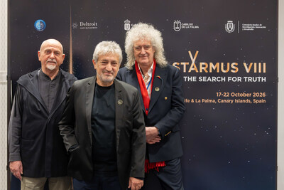 Starmus cofounders - Peter Gabriel, Garik Israelian, Sir Brian May Starmus cofounders - Peter Gabriel, Garik Israelian, Sir Brian May