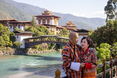 兩位著名華人演員結婚多年，首次拍攝結婚相，選址不丹國王舉辦大婚聖地。