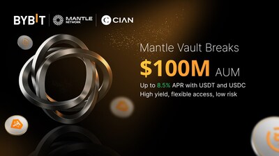 Mantle Vault Hits $100M Milestone, Cementing Bybit as Premier Gateway for On-Chain Yield Mantle Vault Hits $100M Milestone, Cementing Bybit as Premier Gateway for On-Chain Yield