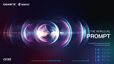 技嘉於 CES 2026 以沉浸式、參與式體驗重新定義人智互動