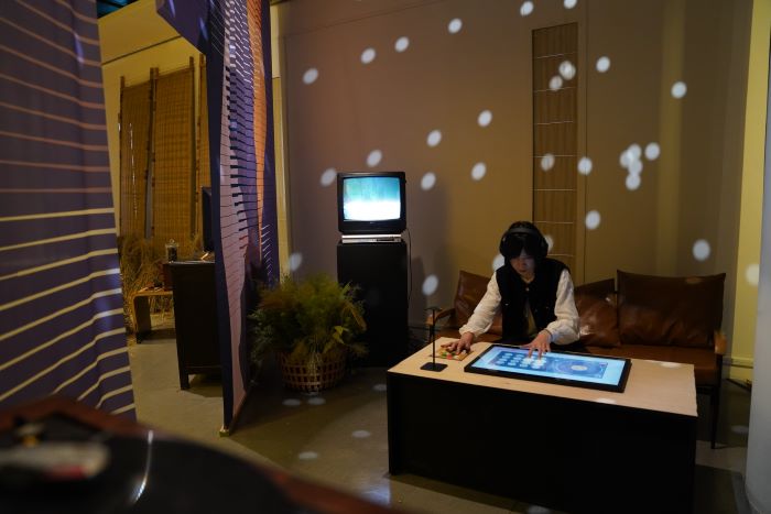 《圖說》《新北隱客拾光》與3位藝術家共同策劃互動式體驗，其中和Puzzleman的合作，讓民眾現場進行創作，打造全新客家音樂。〈客家局提供〉