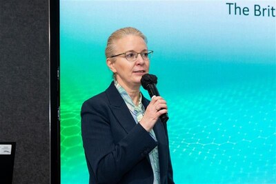 BSI大中華區董事總經理Dr.Tatiana Schmollack-Tarasova女士致辭 BSI大中華區董事總經理Dr.Tatiana Schmollack-Tarasova女士致辭