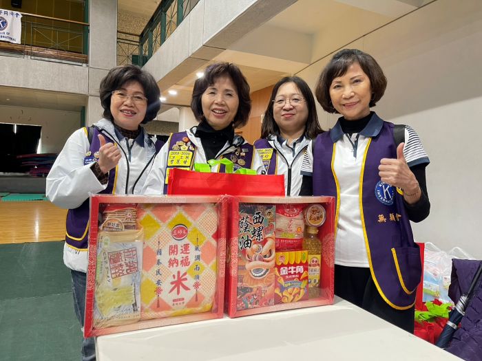 《圖說》無類同濟會提供物資。〈社會局提供〉