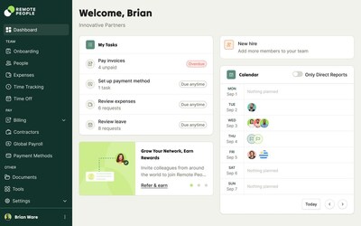 Remote People - Dashboard