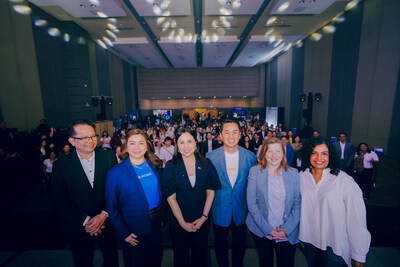 [L-R] Acting Regional Director Jay Acar, Department of Trade and Industry; Martha Sazon, President and CEO of Mynt, the parent company of GCash; Secretary Cristina Roque, Department of Trade and Industry; Tony Isidro, President and CEO of Fuse Financing Inc.; Christine Engstrom Director General for Sectors Department 3 in Finance of the Asian Development Bank; and Subhashini Chandran, SVP, Mastercard Center for Inclusive Growth. The private and public sectors are working together to promote financial inclusion for micro, small, and medium enterprises (MSMEs) and women entrepreneurs. On February 6, the Asian Development Bank and Fuse Financing Inc., the lending arm of GCash, launched a landmark loan partnership for MSMEs together with Mastercard and DTI and conducted a financial literacy workshop to support their growth.